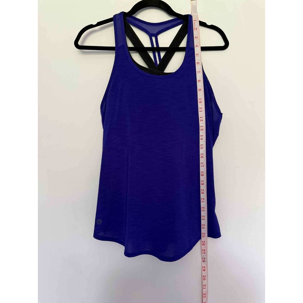 Athleta Workout Tank Top‎ Crisscross Straps Built-In Bra Purple Small - Picture 10 of 10